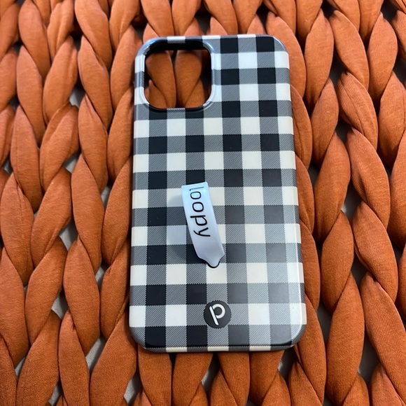 Loopy Plaid iPhone 12 Pro Max Case - Picture 1 of 2